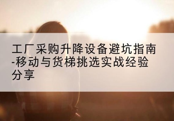 河东区移动式升降机怎么选-工厂采购升降设备避坑指南-移动与货梯挑选实战经验分享
